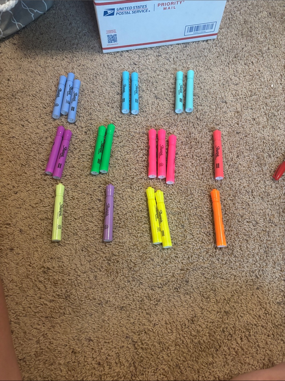 Set of hilighters